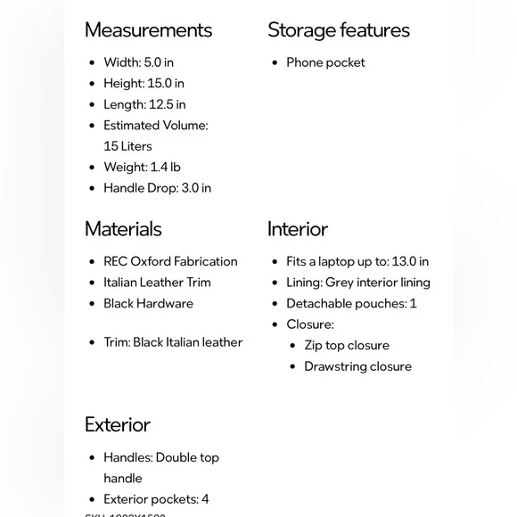 Mz Wallace Black Metro Convertible Backpack - Picture 7 of 7